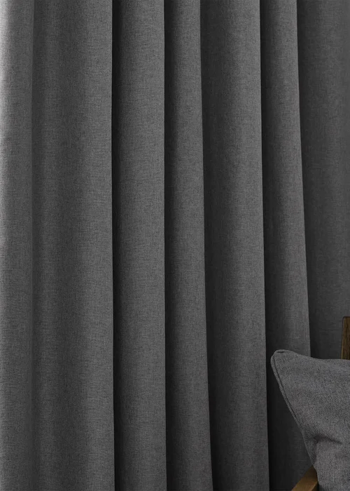 furn. Dawn 100% Blackout Thermal Pencil Pleat Curtains - 46W X 54D (117x137cm) Image 4