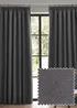 furn. Dawn 100% Blackout Thermal Pencil Pleat Curtains - 46W X 54D (117x137cm) Image 1