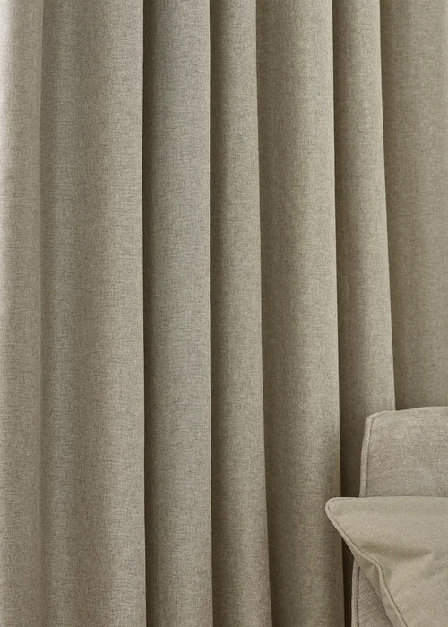 furn. Dawn 100% Blackout Thermal Pencil Pleat Curtains - 46W X 54D (117x137cm) Image 4