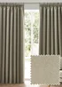 furn. Dawn 100% Blackout Thermal Pencil Pleat Curtains - 46W X 54D (117x137cm) Image 1