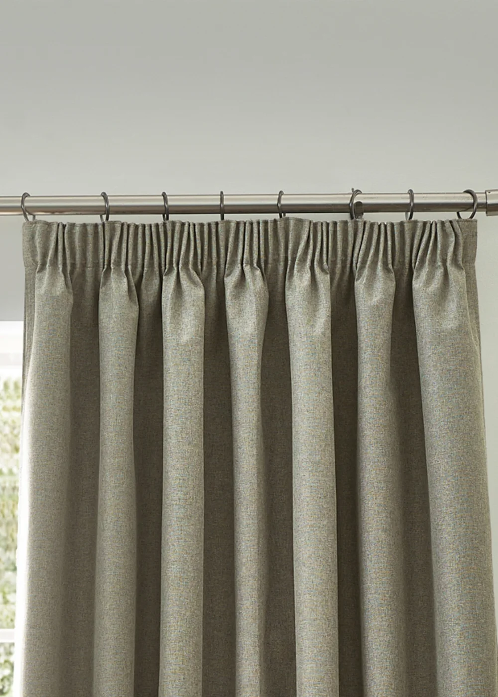 furn. Dawn 100% Blackout Thermal Pencil Pleat Curtains - 46W X 54D (117x137cm) Image 3
