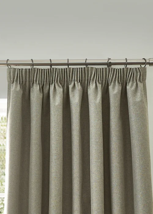 furn. Dawn 100% Blackout Thermal Pencil Pleat Curtains - 46W X 54D (117x137cm) Image 3