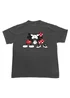 Disney Mickey Mouse Kiss Charcoal Washed Boyfriend Fit T-Shirt - S Image 1