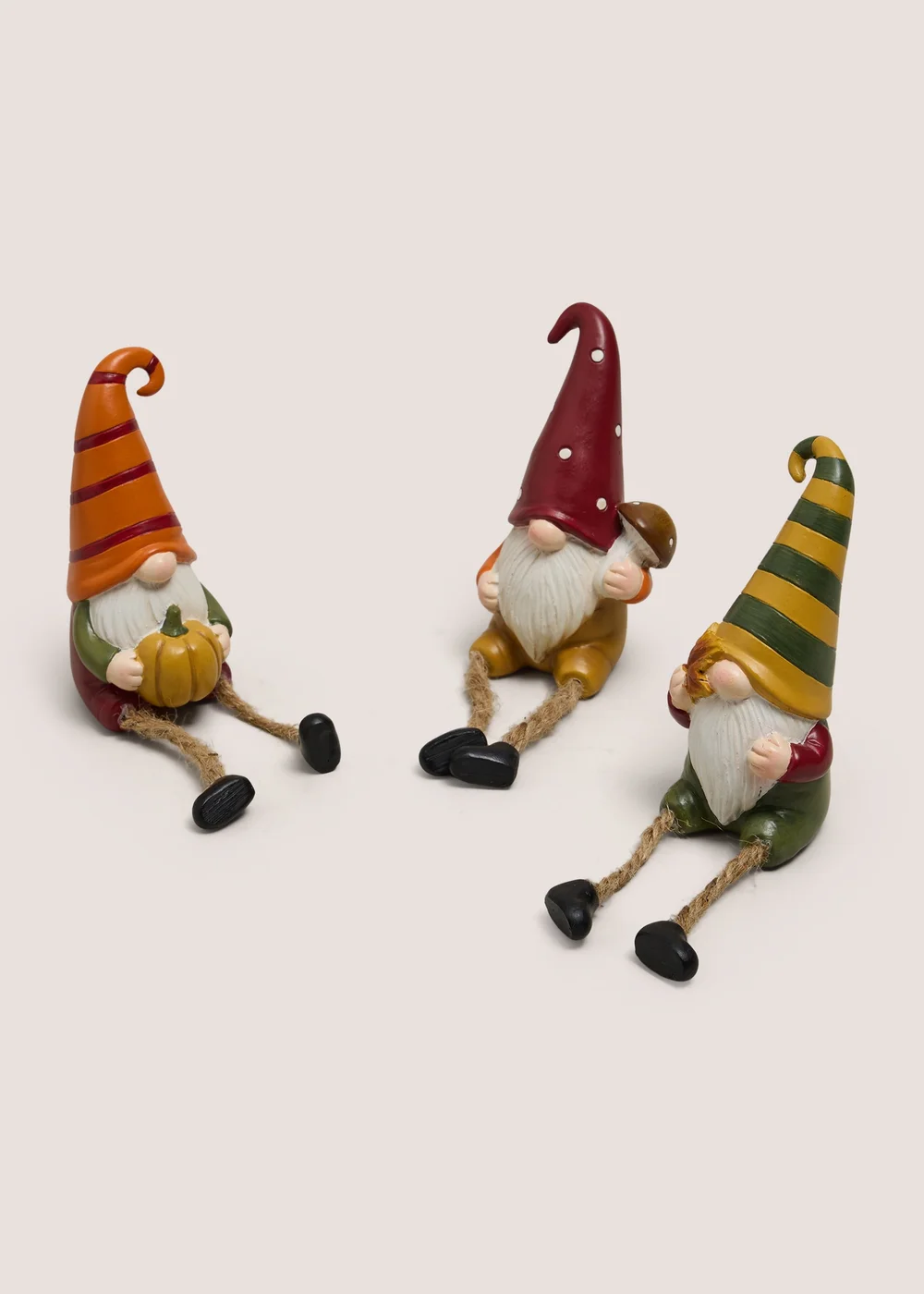 3 Piece Gnome Dangly Leg Ornaments Image 1