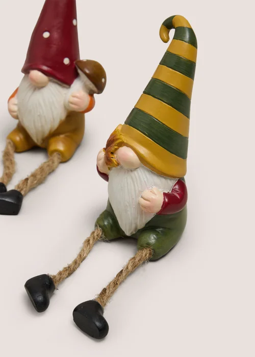 3 Piece Gnome Dangly Leg Ornaments Image 2