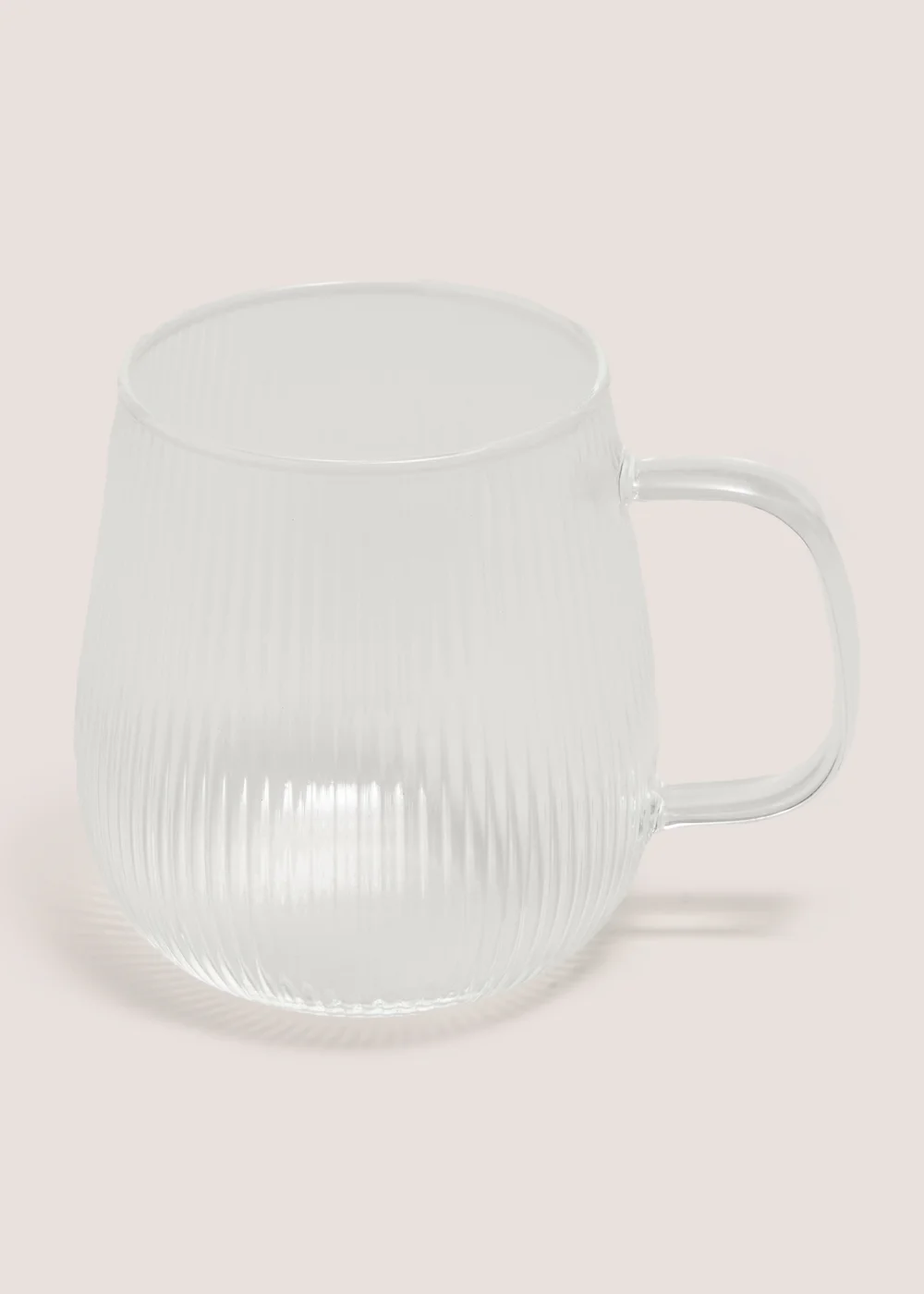 Glass Ribbed Mug Image 1