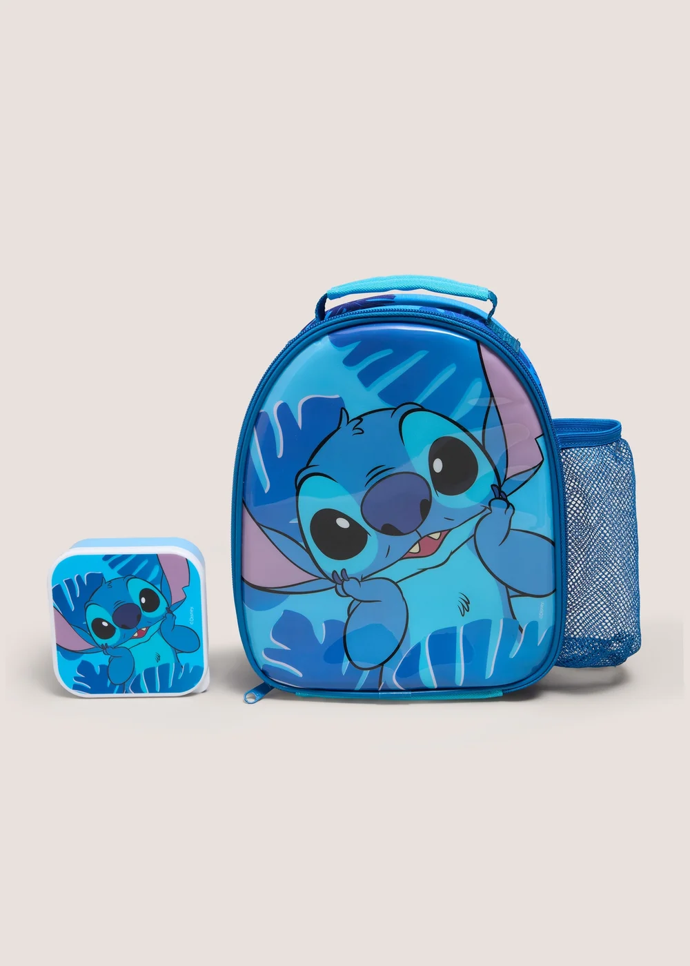 Blue Stitch Lunch Bag & Snack Box Image 1