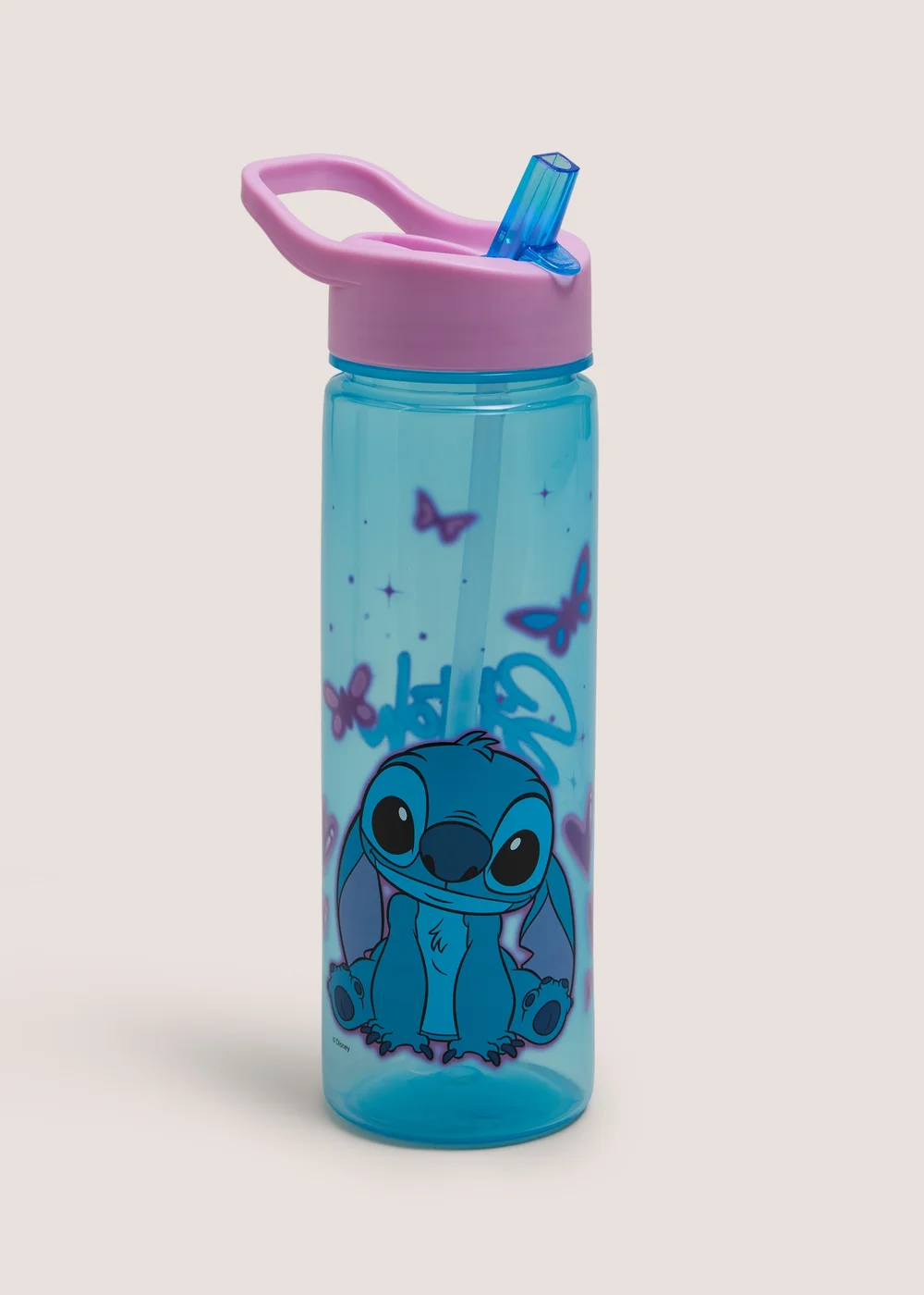 Disney Kids Blue Stitch Water Bottle Image 1