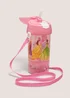 Disney Kids Pink Princess Sip & Snack Water Bottle Image 1