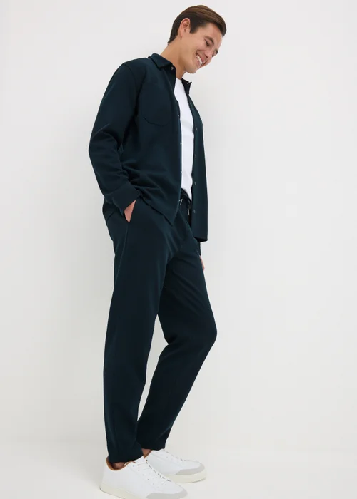 Navy Tapered Co Ord Joggers - XXXL Image 1