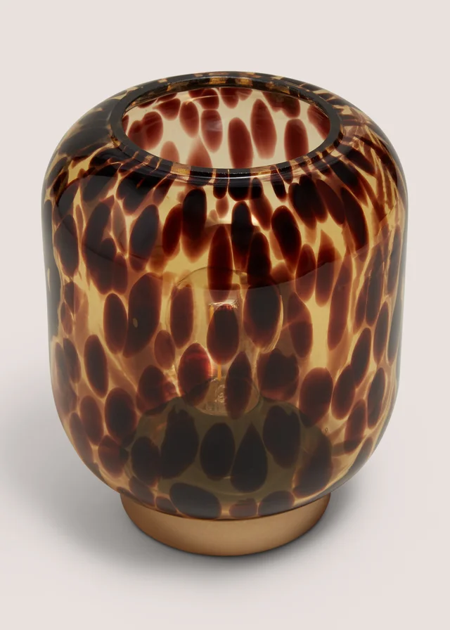 Leopard Glass LED Light