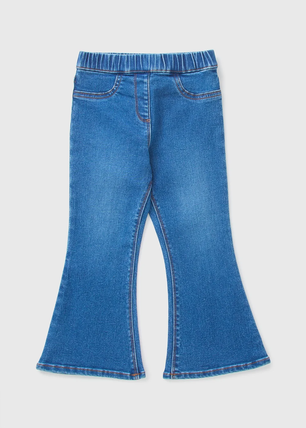 Girls Blue Flare Jeggings (1-7yrs) - 1 to 1 half years Image 1