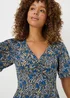 Multicolour Ditsy Floral Mini Dress - Size 26 Image 1