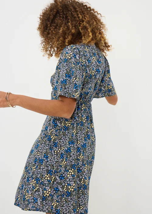 Multicolour Ditsy Floral Mini Dress - Size 26 Image 2