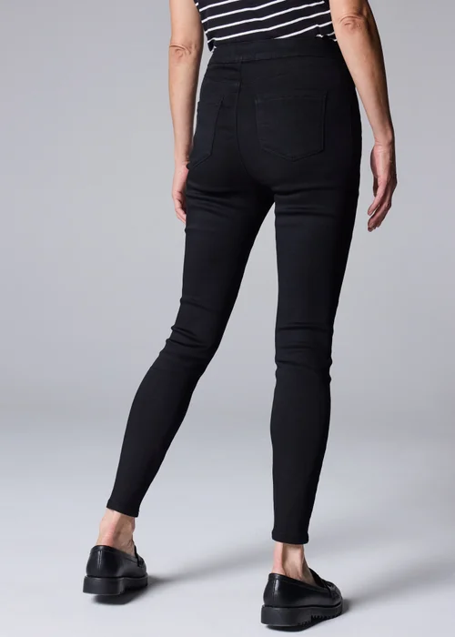 Black Jessie High Waist Skinny Jeans - Size 08 29 leg Image 4