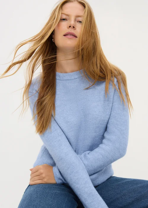 Blue Knit Jumper - XS Image 1