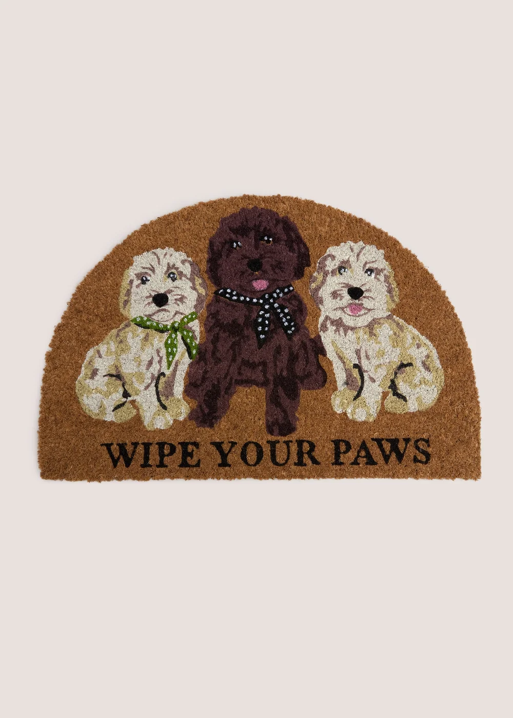 Cockapoo Semi Circle Doormat Image 1
