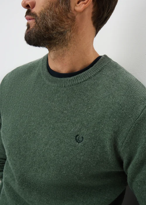 Lincoln Green Lambswool Crew Neck Jumper - XXXL Image 3