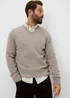 Lincoln Stone Lambswool V Neck Jumper - XXL Image 1