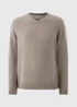 Lincoln Stone Lambswool V Neck Jumper - XXL Image 4