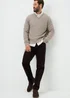Lincoln Stone Lambswool V Neck Jumper - XXL Image 2