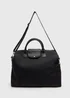 Black Nylon Weekender Bag - One Size Image 2