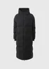 Black Long Technical Showerproof Coat - 3XL Image 4