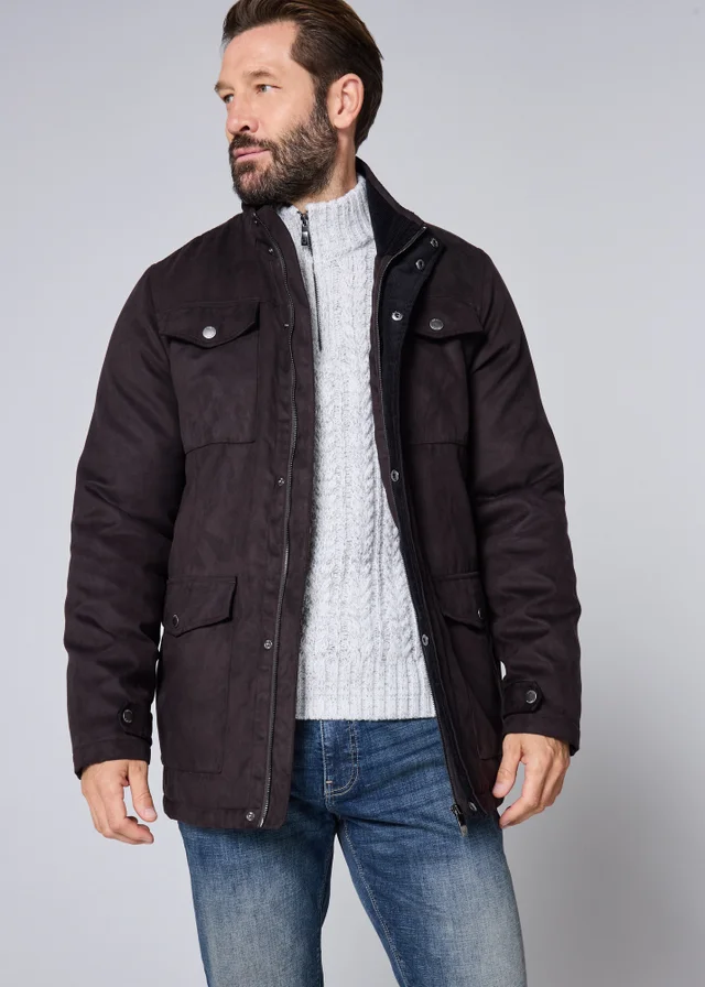 Lincoln Brown Suede Coat