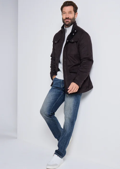 Lincoln Brown Suede Coat - S Image 3