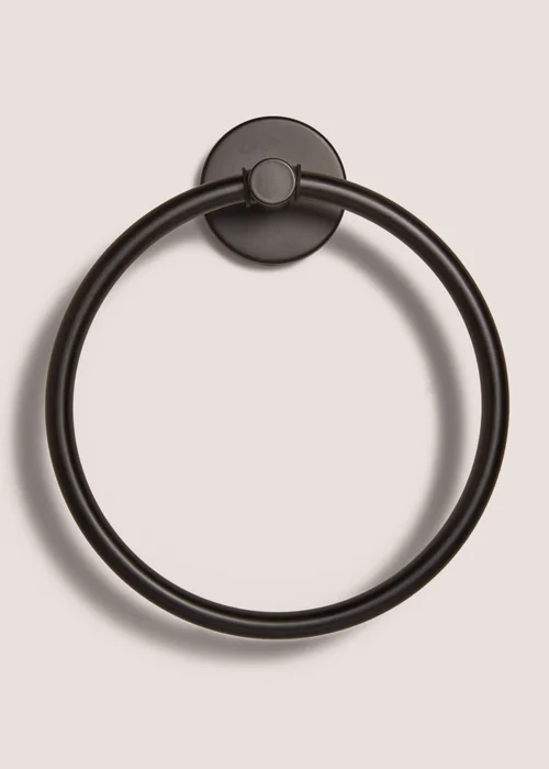 Black Towel Ring Image 1