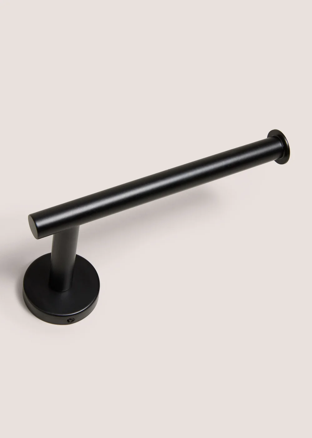 Black Wall Toilet Roll Holder Image 1