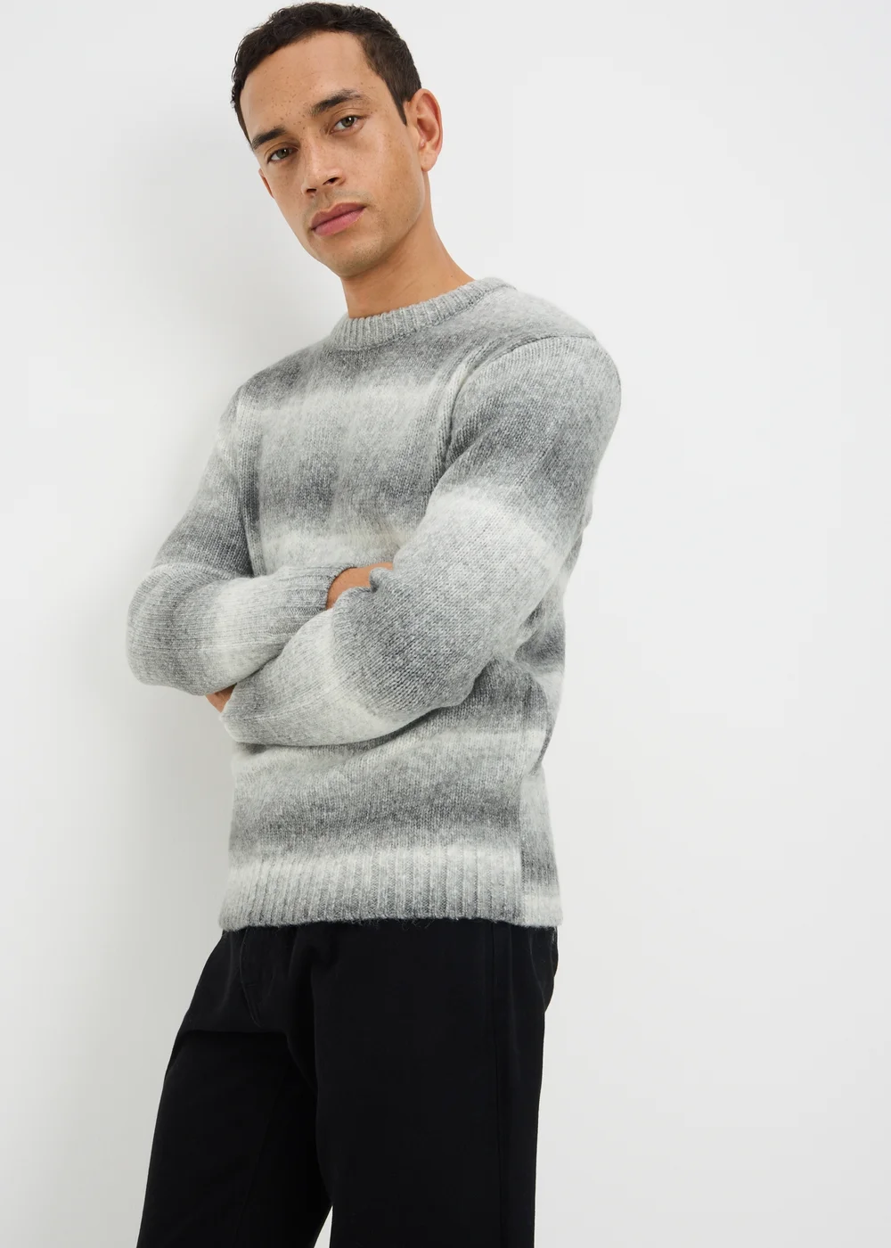 Grey Gradient Design Jumper - XXL Image 1