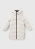 Girls Cream Padded Coat (3-15yrs) - Age 14 Years Image 1