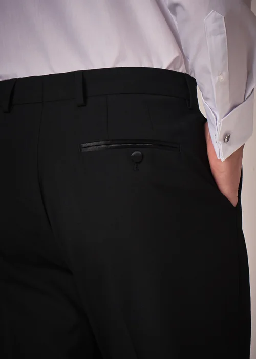 Taylor & Wright Black Tailored Dinner Trousers - 26 Waist 29 Leg Image 3