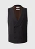 Taylor & Wright Bruno Italian Navy Waistcoat - Extra small Image 5
