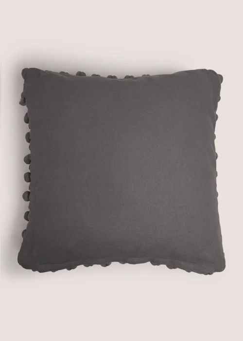 Grey Bobble Cushion Image 2