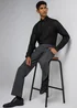 Taylor & Wright Black Twill Slim Fit Shirt - Small Image 2