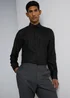 Taylor & Wright Black Twill Slim Fit Shirt - Small Image 1