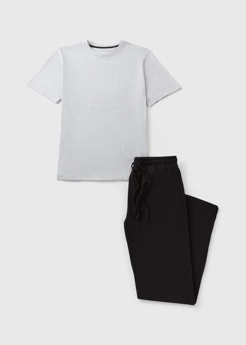 Grey Basic Long Pyjama Set - Extra small Image 3