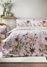Lilac Floral Trailing Duvet Set - Single Image 1