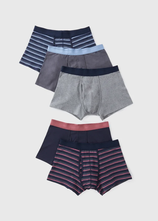 Multicolour Stripe Keyhole Boxers