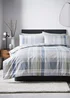 Blue Check Duvet Set - Single Image 1
