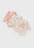 Disney 3 Pack Pink Bambi Bodysuits (Newborn-23mths) - Up to 1 Month Image 1
