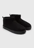 Black Mini Snug Boots - Size 4 Image 1