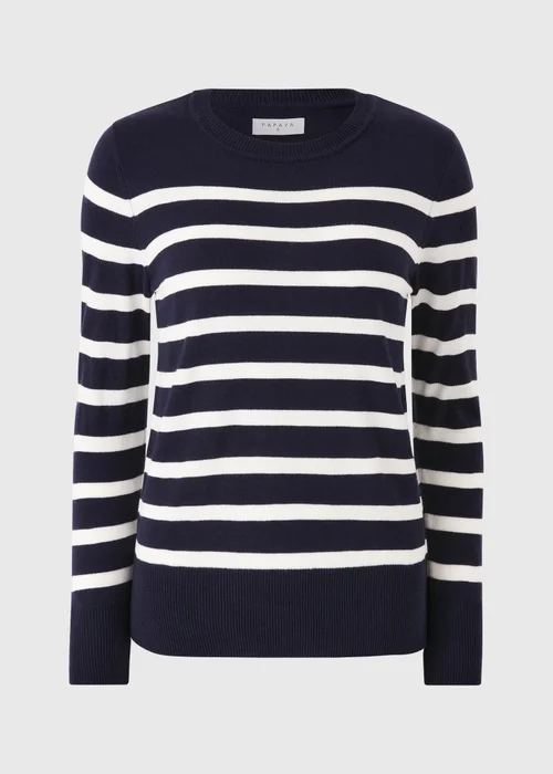 Navy Striped Super Soft Jumper - 16 Image 4