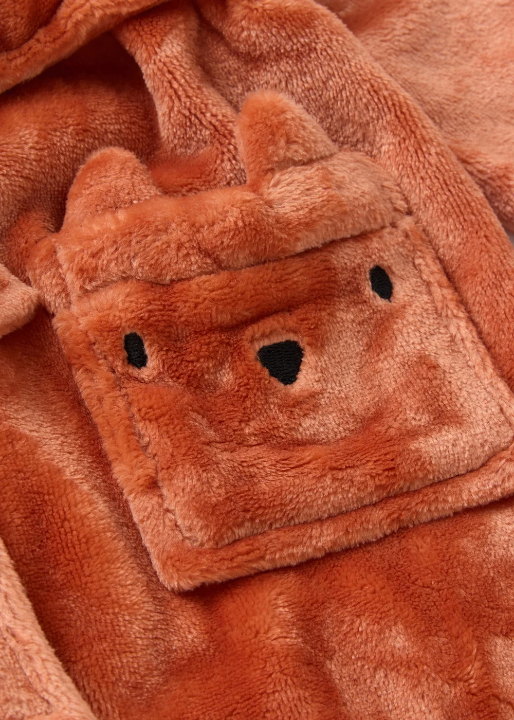 Boys Orange Fox Dressing Gown (1-7yrs) - Age 3 - 4 Years Image 2