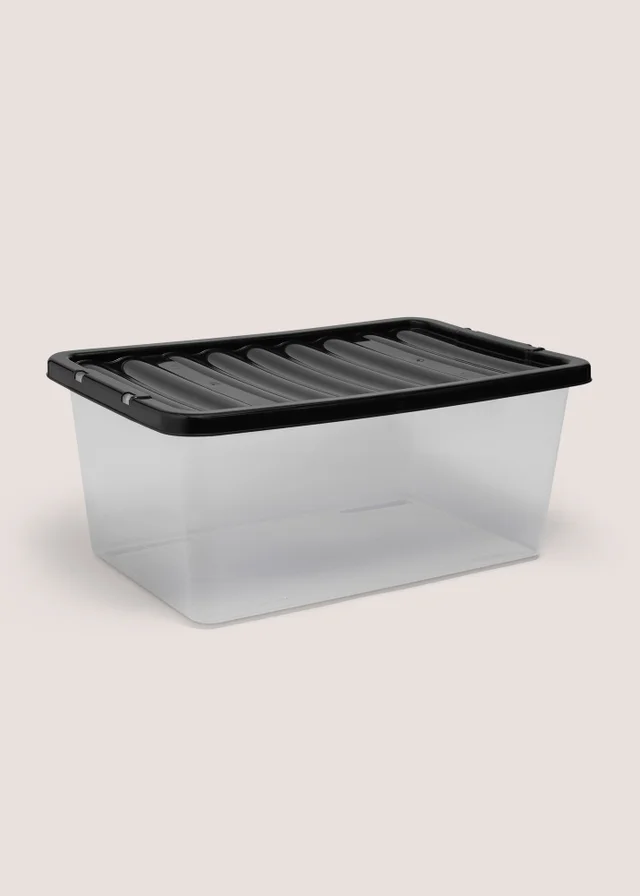 Black 45L Storage Box