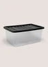 Black 45L Storage Box Image 1