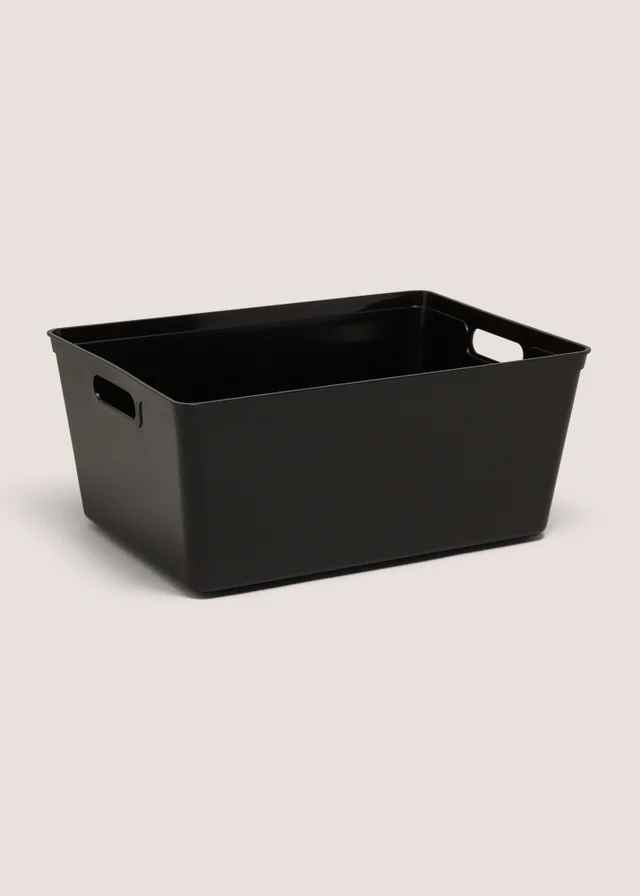Black Large Storage Tray