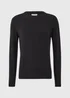Black Soft Touch Crew Neck Jumper - Small Image 4